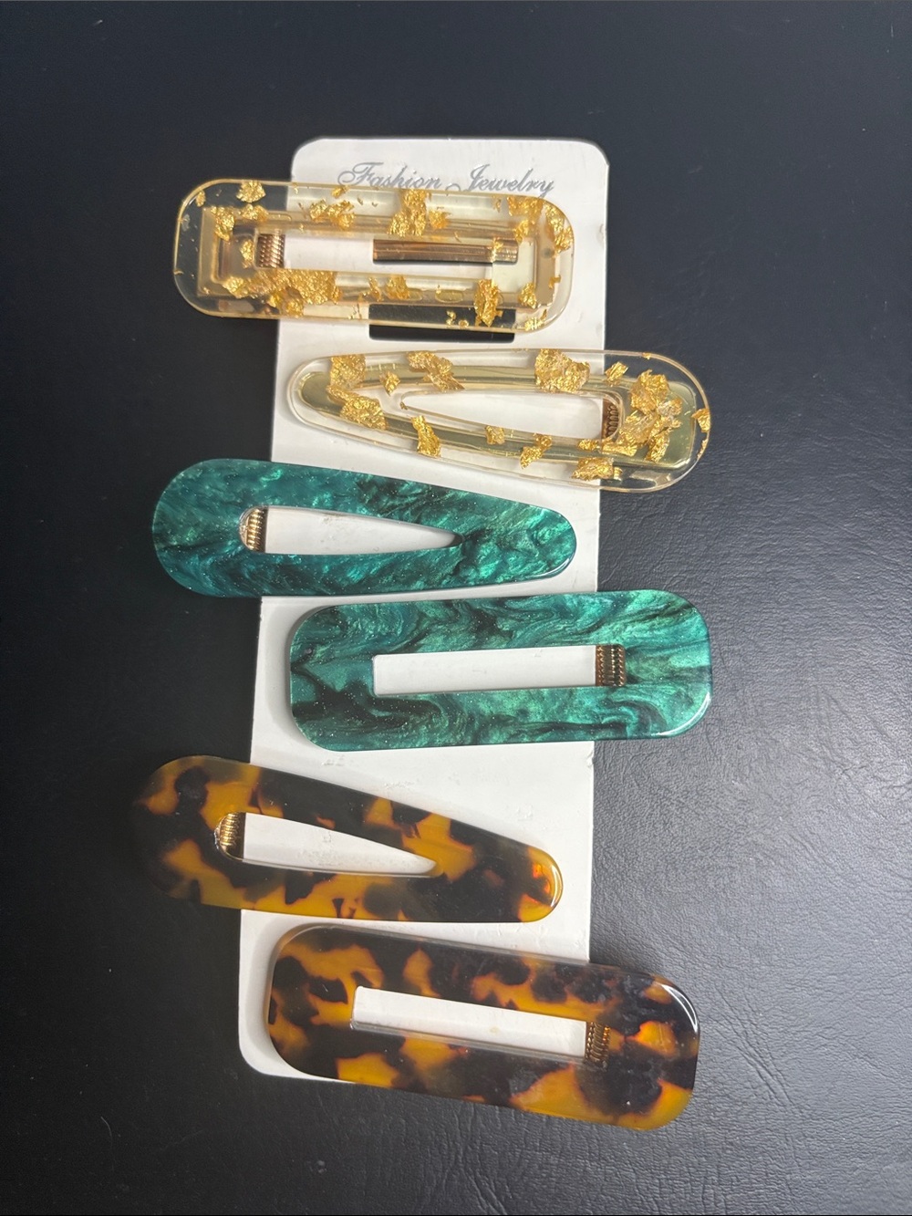 New acrylic hair clips